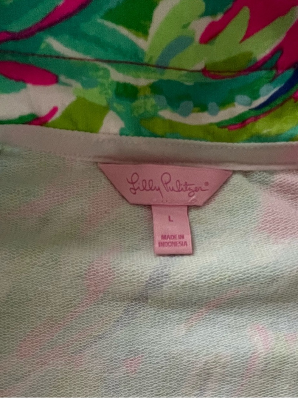 Lilly Pulitzer Full Zip - L - Picture 4 of 7